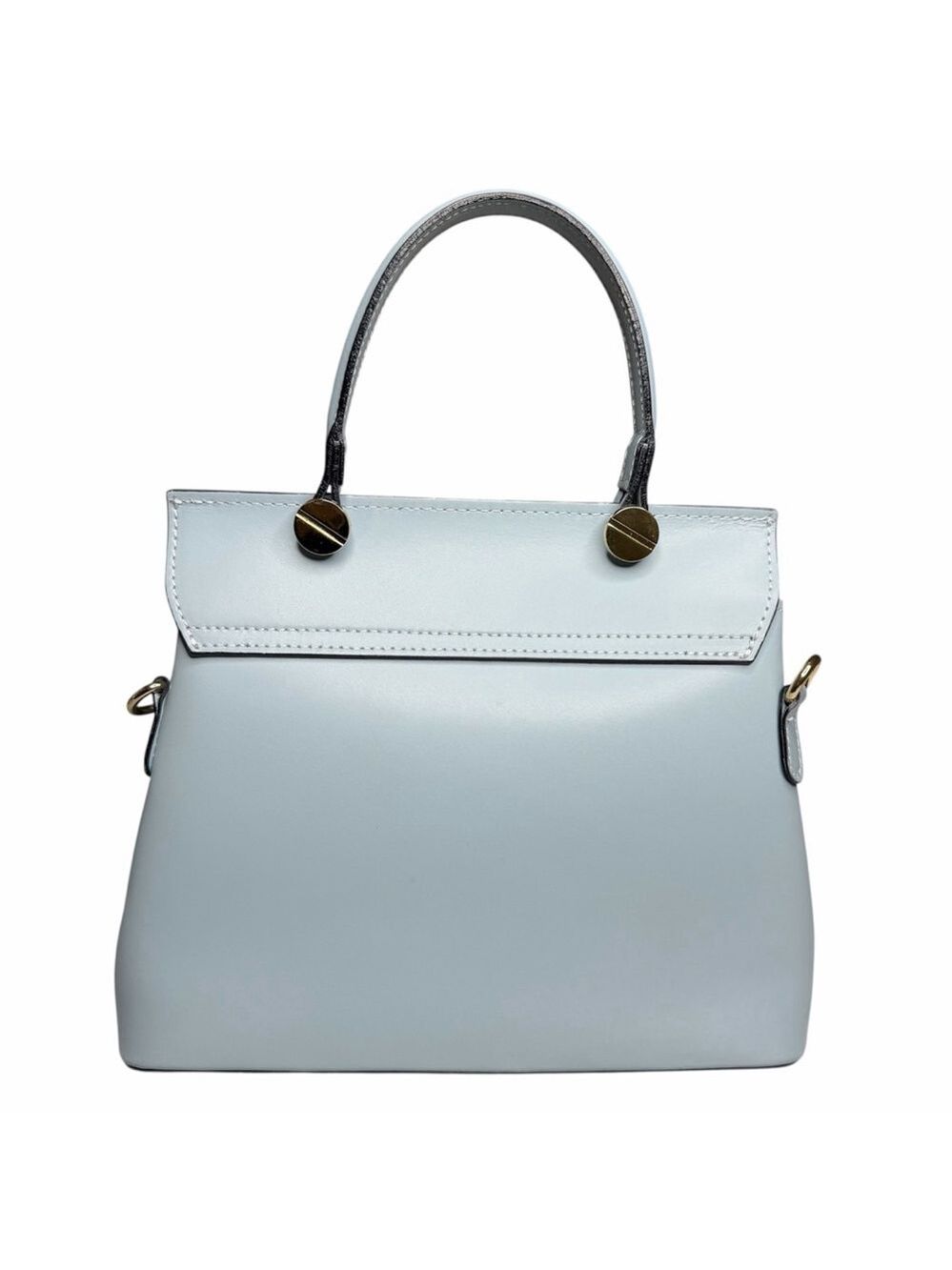 Vera Pelle Made in Italy Women's Baby Blue Handbag - Picture 2 of 14